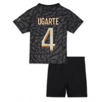 Maglie da calcio Paris Saint-Germain Manuel Ugarte #4 Terza Maglia Bambino 2023-24 Manica Corta (+ Pantaloni corti)